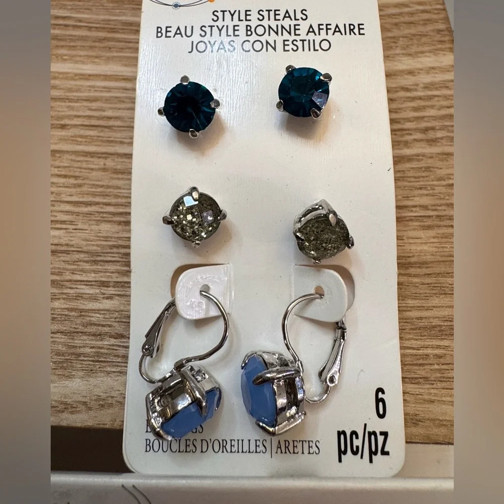 Bead Landing Style Steals Stud Earrings Lot | 15 Pair Cards | Some Singles‎